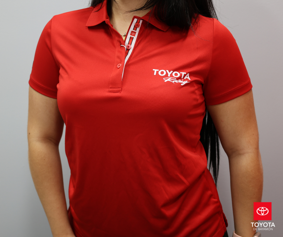 Level Wear Ladies Polo Red Toyota TRD