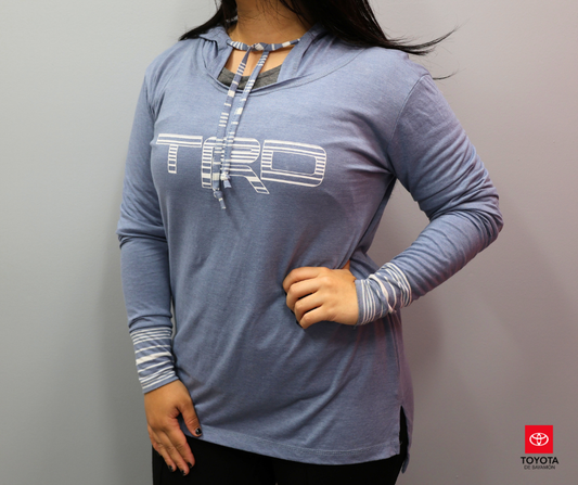 TRD Stripes Toyota Pullover Ladies Hoodie