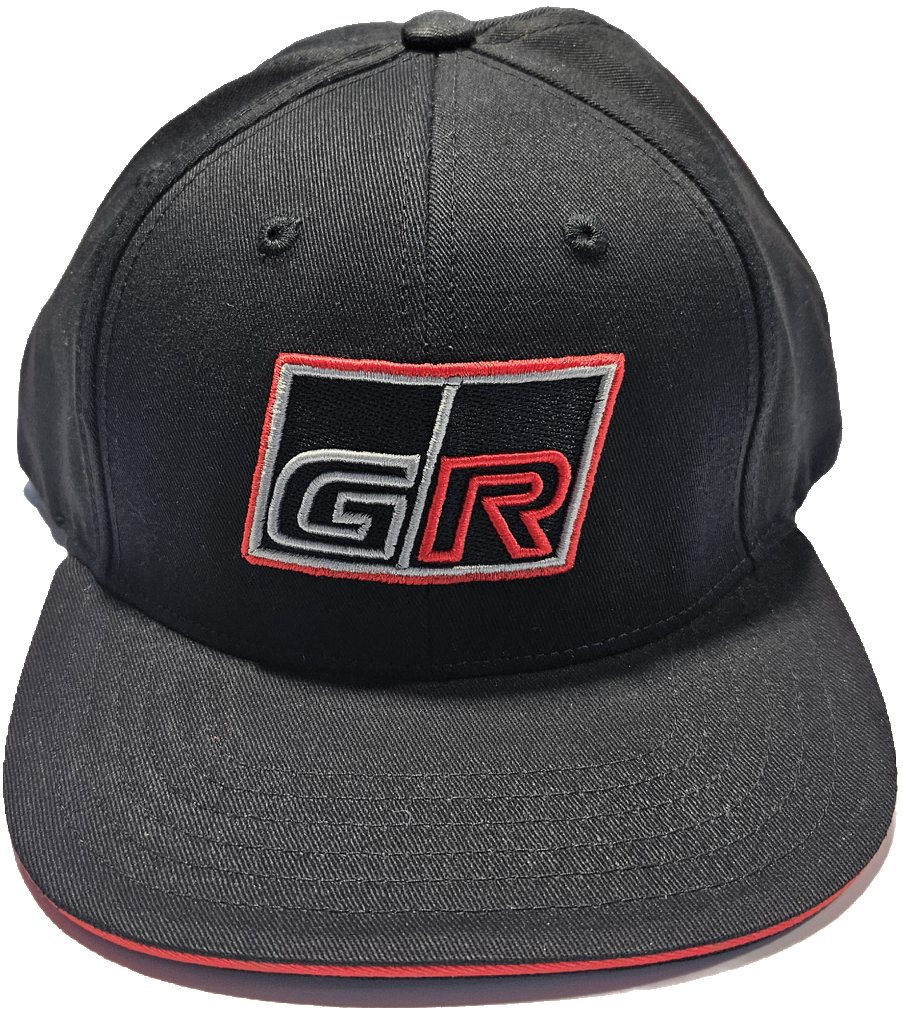 Toyota GR Gazoo Black Cap Red Accents